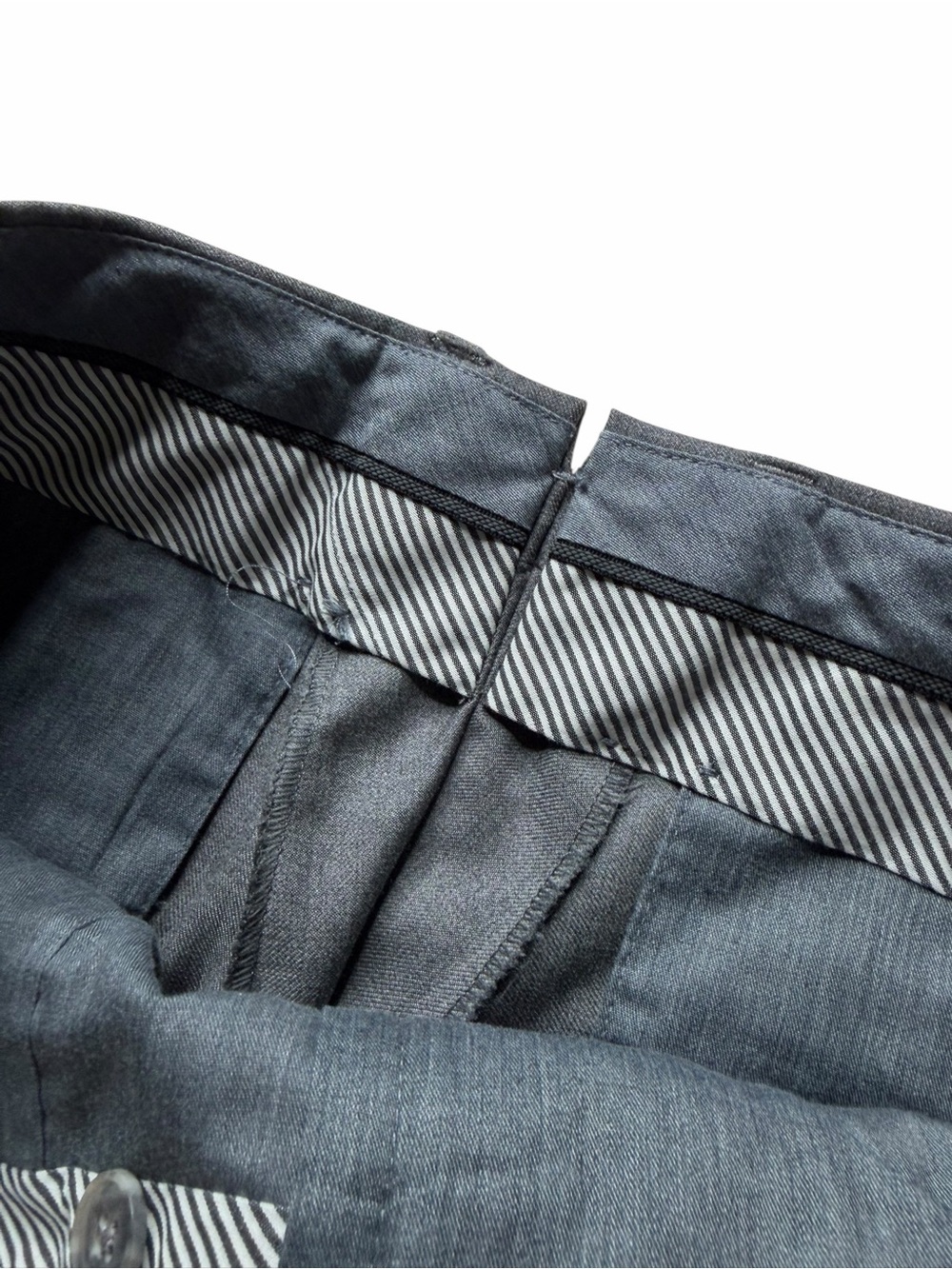 J.HILBURN Classic Gray Men's Dress Pants Pleated Straight Leg Size 31 Career - Picture 5 of 9